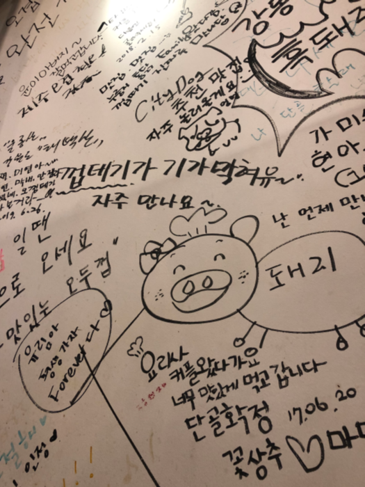 I had odol-galbi (cartilage pork ribs), dwaeji-kkeopdegi (pork rind), and a beer. It was so refreshing.
Cheonho-dong Ottukkeop restaurant. This is the Korean restaurant vibe! — photo 9